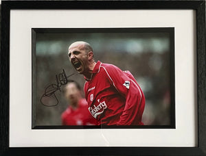 Gary McAllister signed and framed 12x8” photo