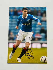 Harris Vuckic signed 12x8” Rangers photo