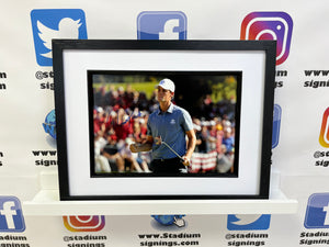 Thomas Pieters signed and framed 12x8” Ryder Cup photo