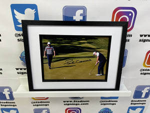 Paul Lawrie signed and framed 12x8" Ryder Cup photo