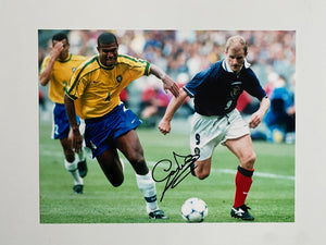 Gordon Durie signed 16x12” Scotland photo