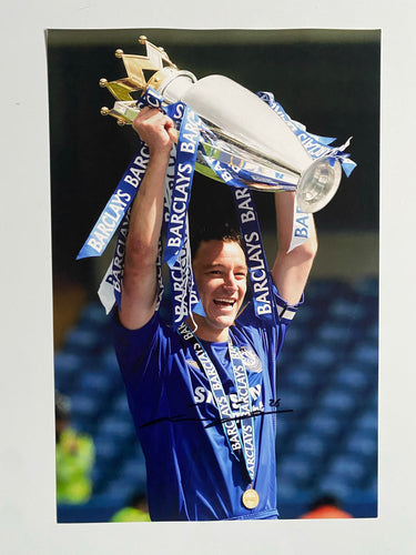 John Terry signed 18x12” Chelsea photo