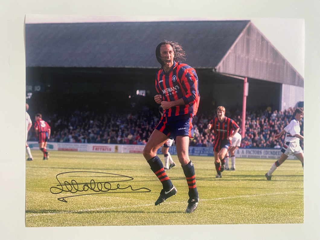 Mark Hateley signed 16x12” photo