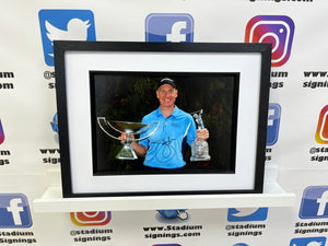 Jim Furyk signed and framed 12x8” photo