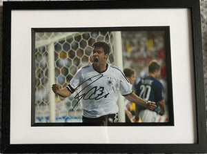 Michael Ballack signed and framed 12x8” photo