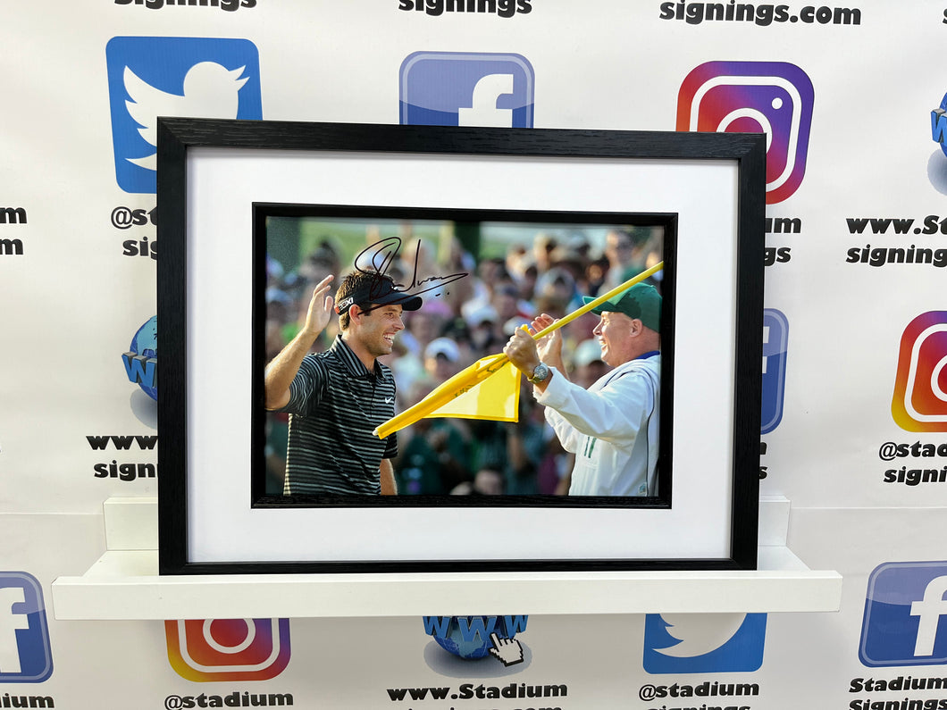 Charl Schwartzel signed and framed 12x8” Masters photo