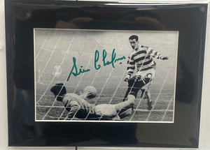 Stevie Chalmers signed and mounted 6x4” photo